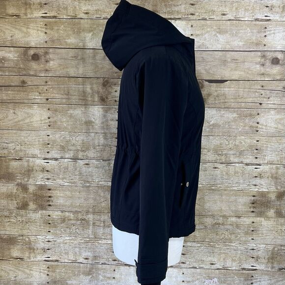Hollister Sz XS Women’s All Weather Jacket Black Used - Picture 4 of 16